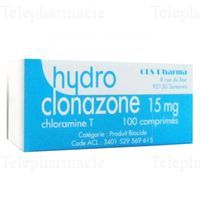CLS HYDROCLO 15MG CPR BT100