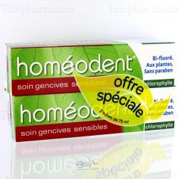 HOMEODENT Soin gencives sensibles tube 75mlx2 Lot de 2 x 75ml