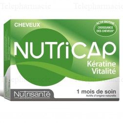 NUTRISANTÉ Nutricap kératine vitalité 30 capsules